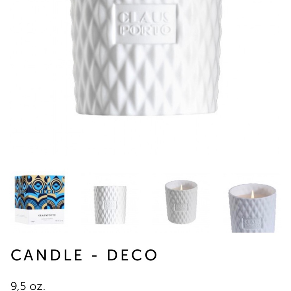 Candle- Deco Claus Porto